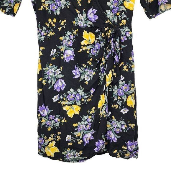 Abercrombie & Fitch Floral Vneck Dress Size Small - Picture 3 of 4